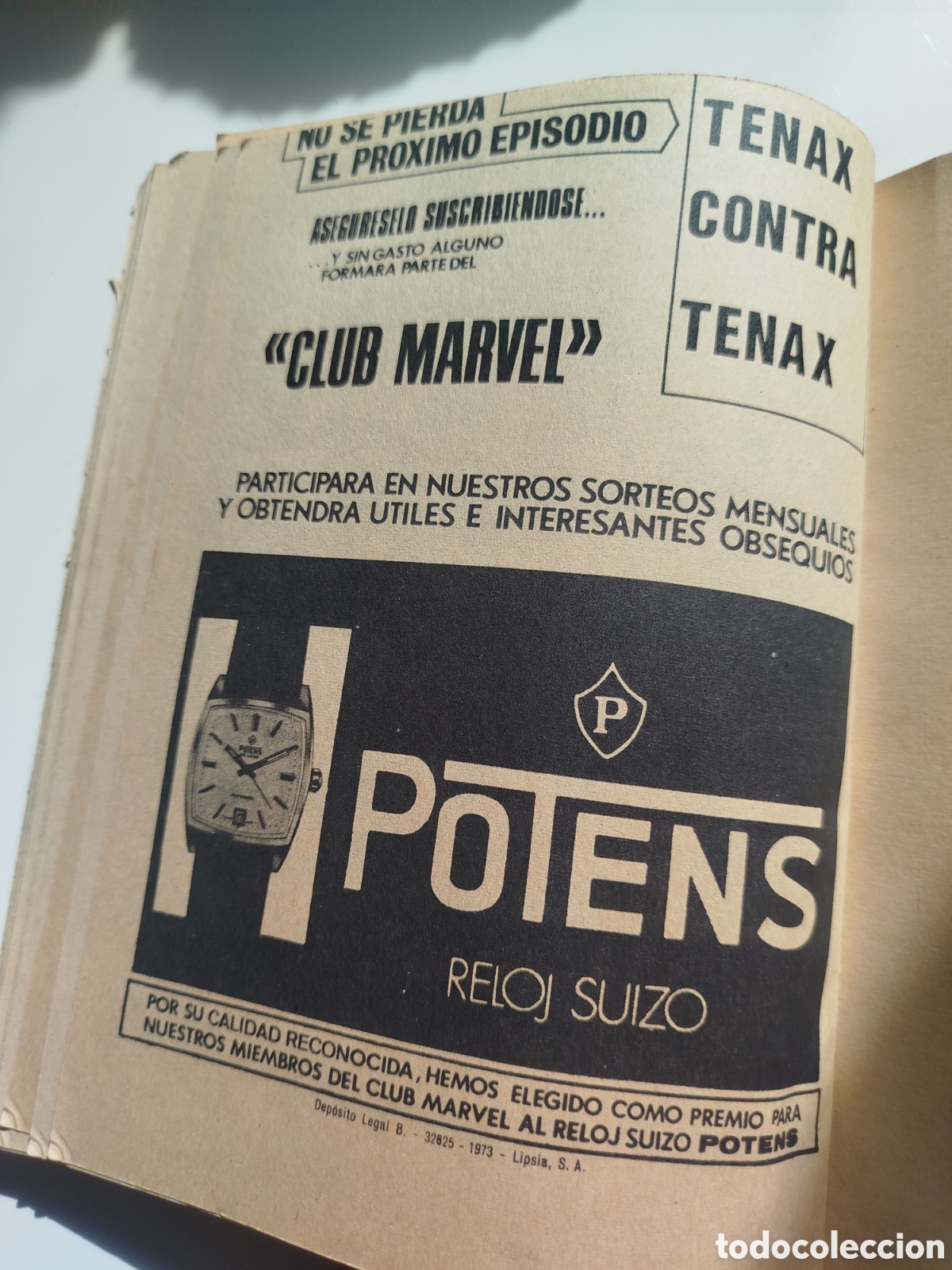 C&oacute;mics: C&oacute;mic Tenax n&ordm; 8 - Ediciones V&eacute;rtice (1972) Vintage - Foto 3