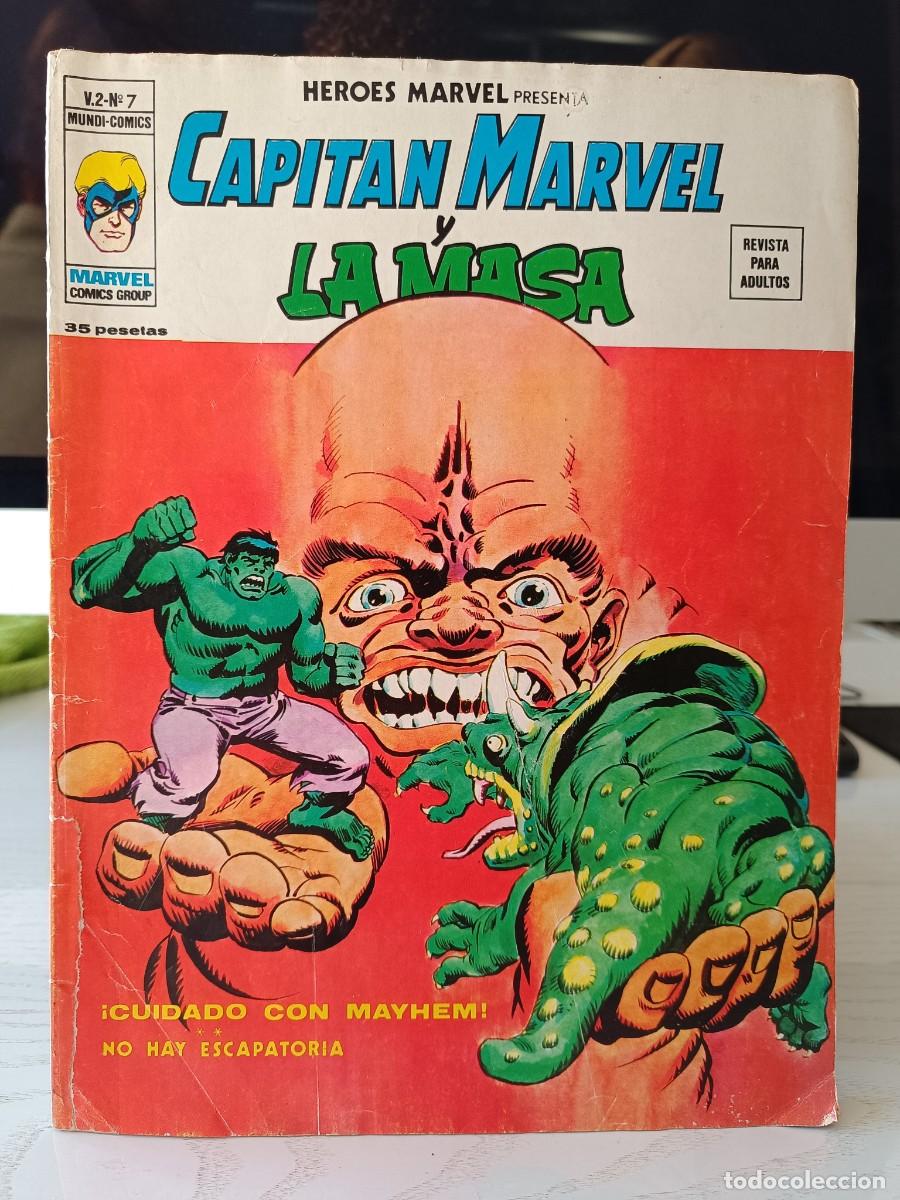 C&oacute;mics: HEROES MARVEL CAPITAN MARVEL Y LA MASA NUMERO 7 VERTICE VER FOTOS