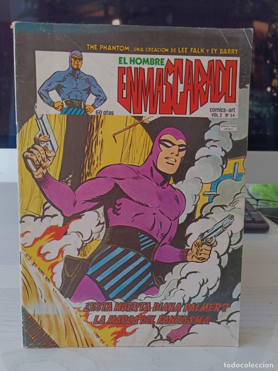C&oacute;mics: EL HOMBRE ENMASCARADO NUMERO 34 - VERTICE BUEN ESTADO VER FOTOS