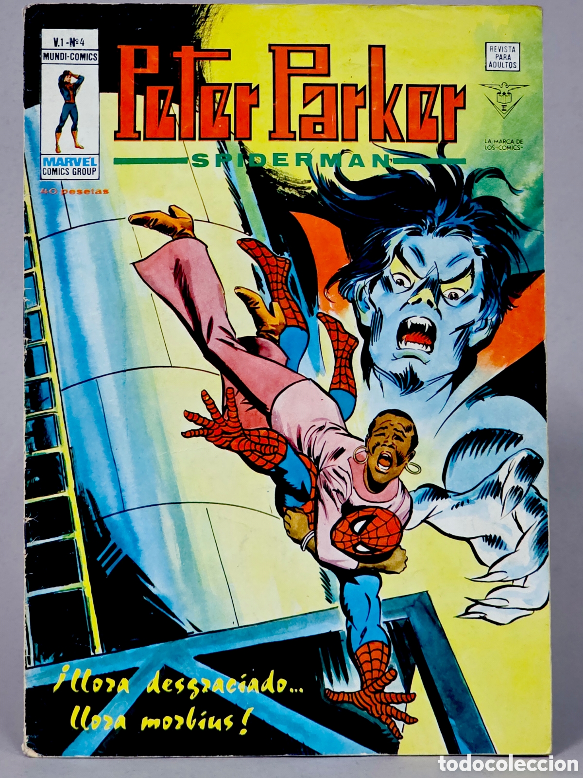C&oacute;mics: C&Oacute;MIC PETER PARKER 4 SPIDERMAN LLORA MORBIUS VERTICE MARVEL GRAPA (SPIDER-MAN) NORMAL ESTADO - Foto 1