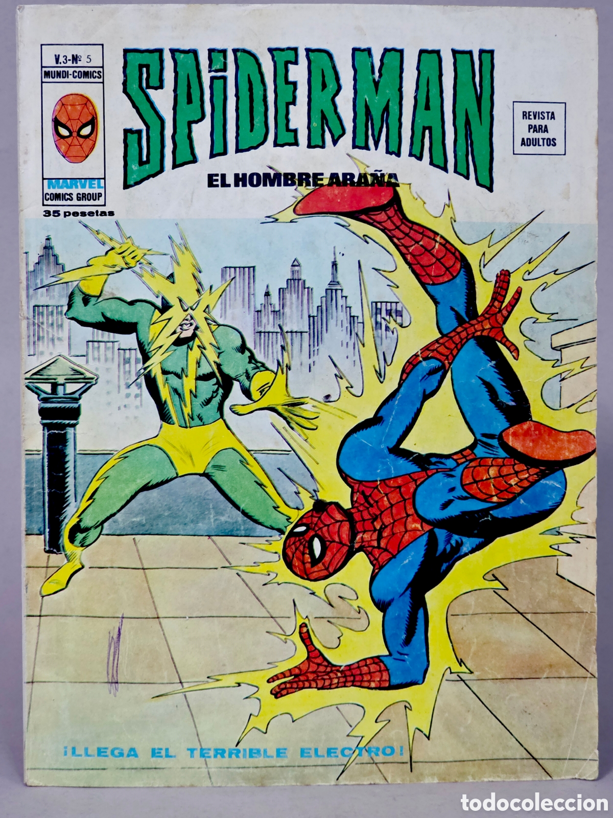 C&oacute;mics: C&Oacute;MIC SPIDERMAN 5 LLEGA TERRIBLE ELECTRO VOL.3 VERTICE MARVEL (SPIDER-MAN) VOLUMEN 3 BUEN ESTADO