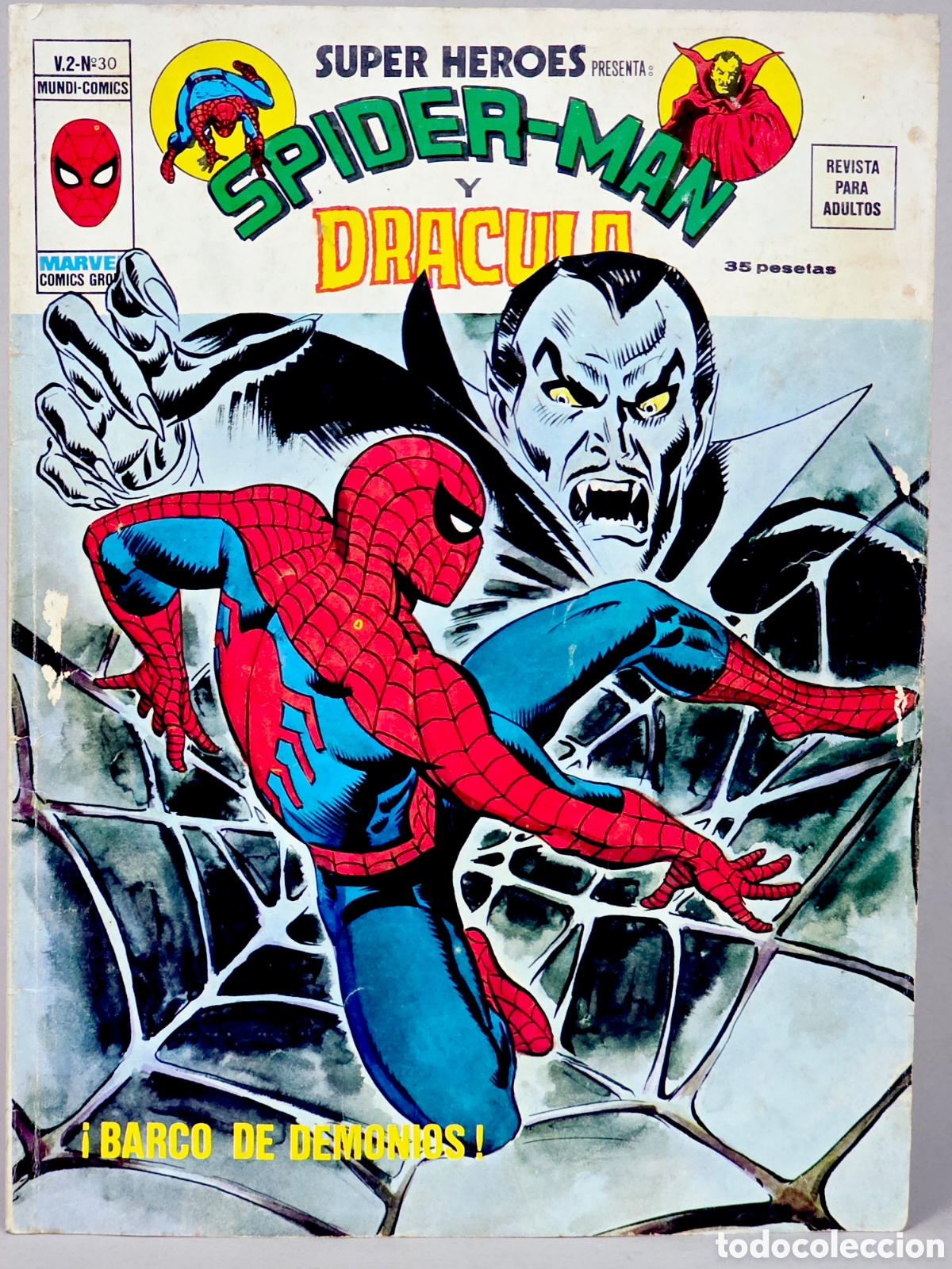 C&oacute;mics: C&Oacute;MIC SUPER HEROES 30 SPIDERMAN VOL.2 VERTICE MARVEL VOLUMEN 2 BUEN ESTADO