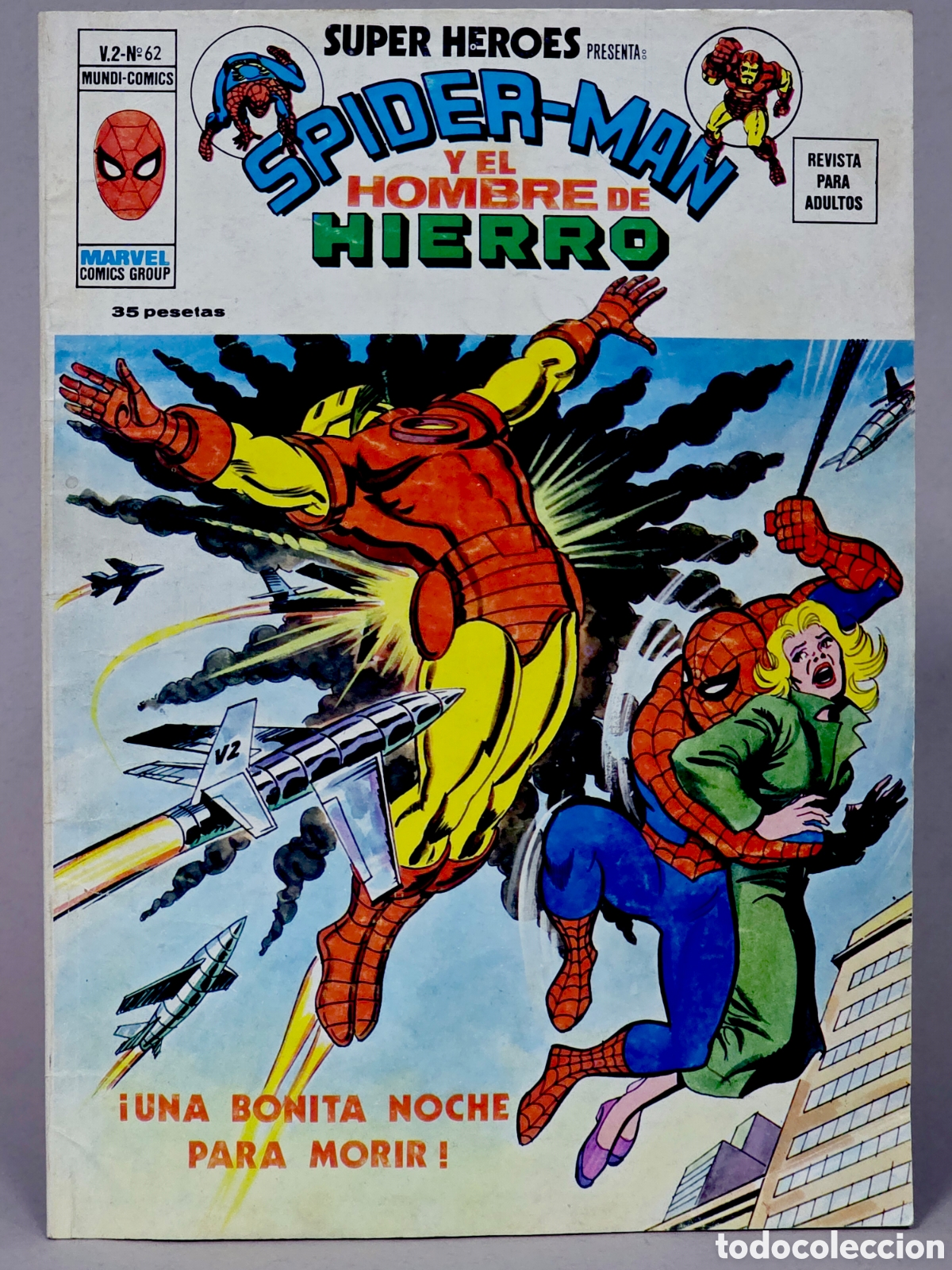 C&oacute;mics: C&Oacute;MIC SUPER HEROES 62 SPIDERMAN VOL.2 VERTICE MARVEL VOLUMEN 2 MUY BUEN ESTADO