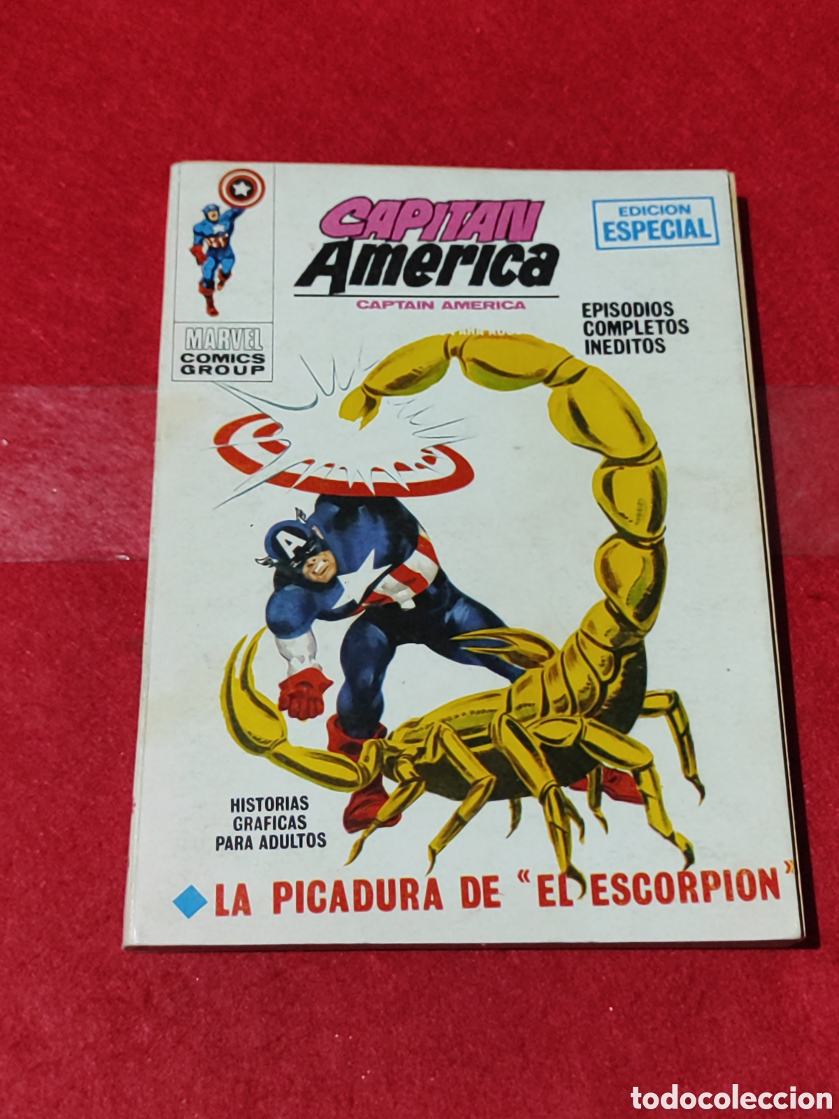 C&oacute;mics: Capitan Am&eacute;rica 9 La Picadura de el escorpi&oacute;n Vertice