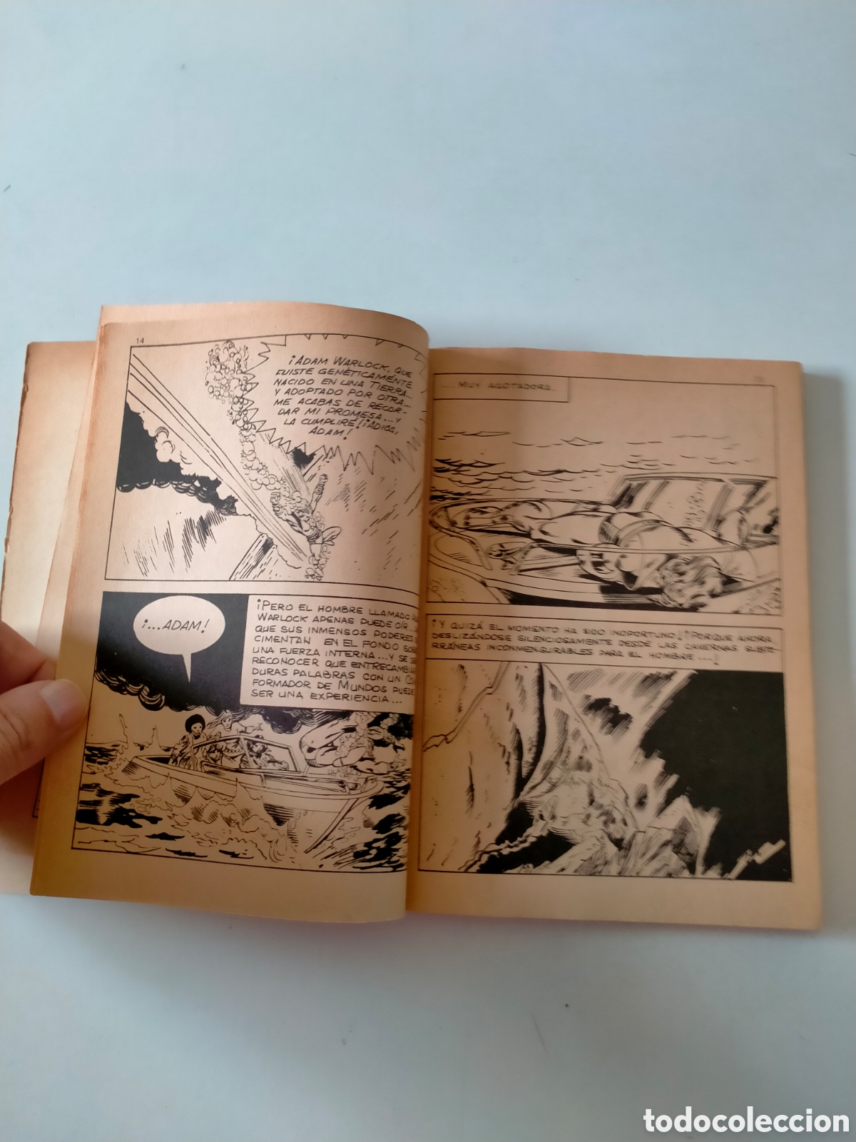 C&oacute;mics: WARLOCK N&Uacute;MERO 5 EDICIONES V&Eacute;RTICE A&Ntilde;O 1974 - Foto 6