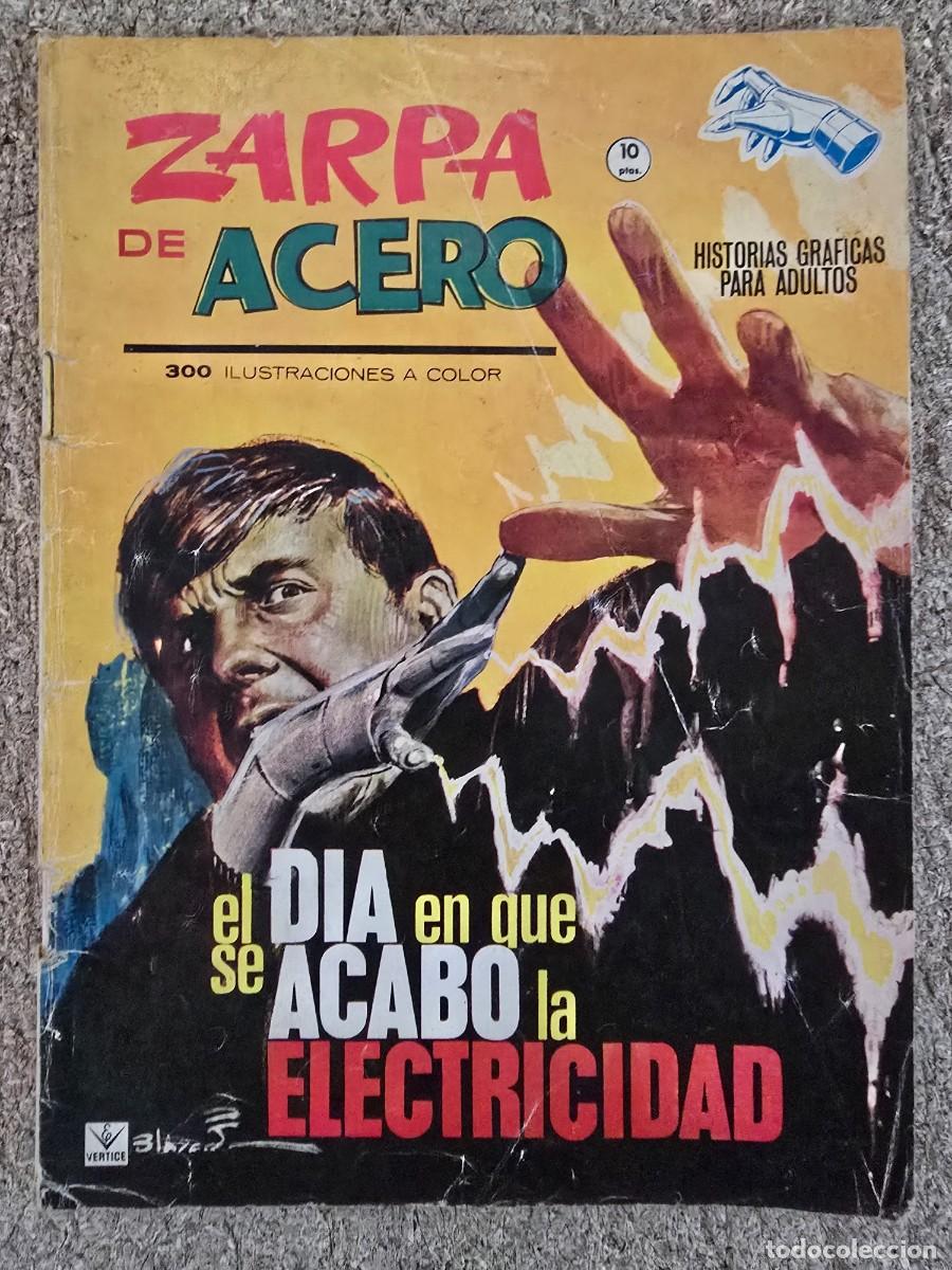 C&oacute;mics: Zarpa de Acero 9.El dia en que se acabo la Electricidad.Vertice 10 ptas