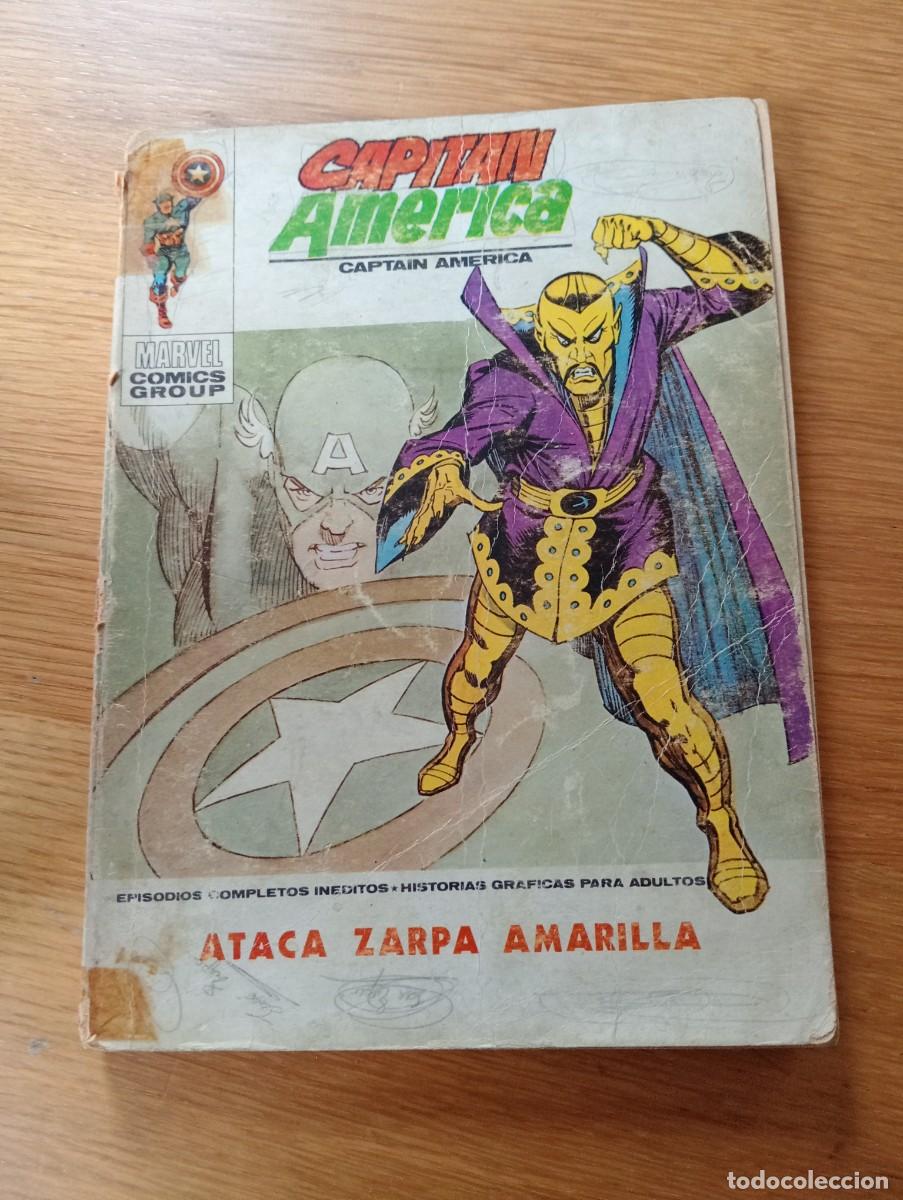 Comics : CAPIT&Aacute;N AM&Eacute;RICA N.&ordm; 33 (DE 36). ATACA ZARPA AMARILLA. TACO. V&Eacute;RTICE. 1972.
