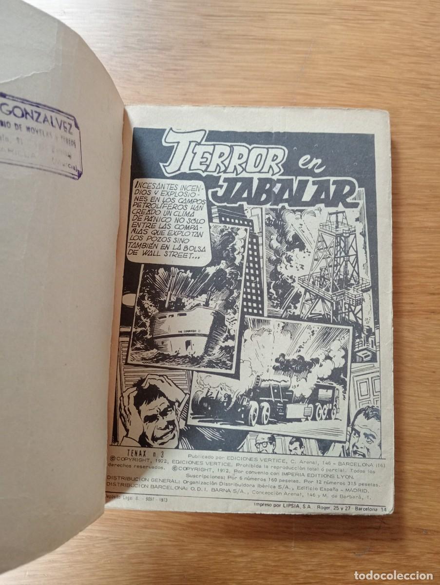C&oacute;mics: TENAX N.&ordm; 3 (DE 17). TERROR EN JAVALAR. TACO. V&Eacute;RTICE. 1972. - Foto 4