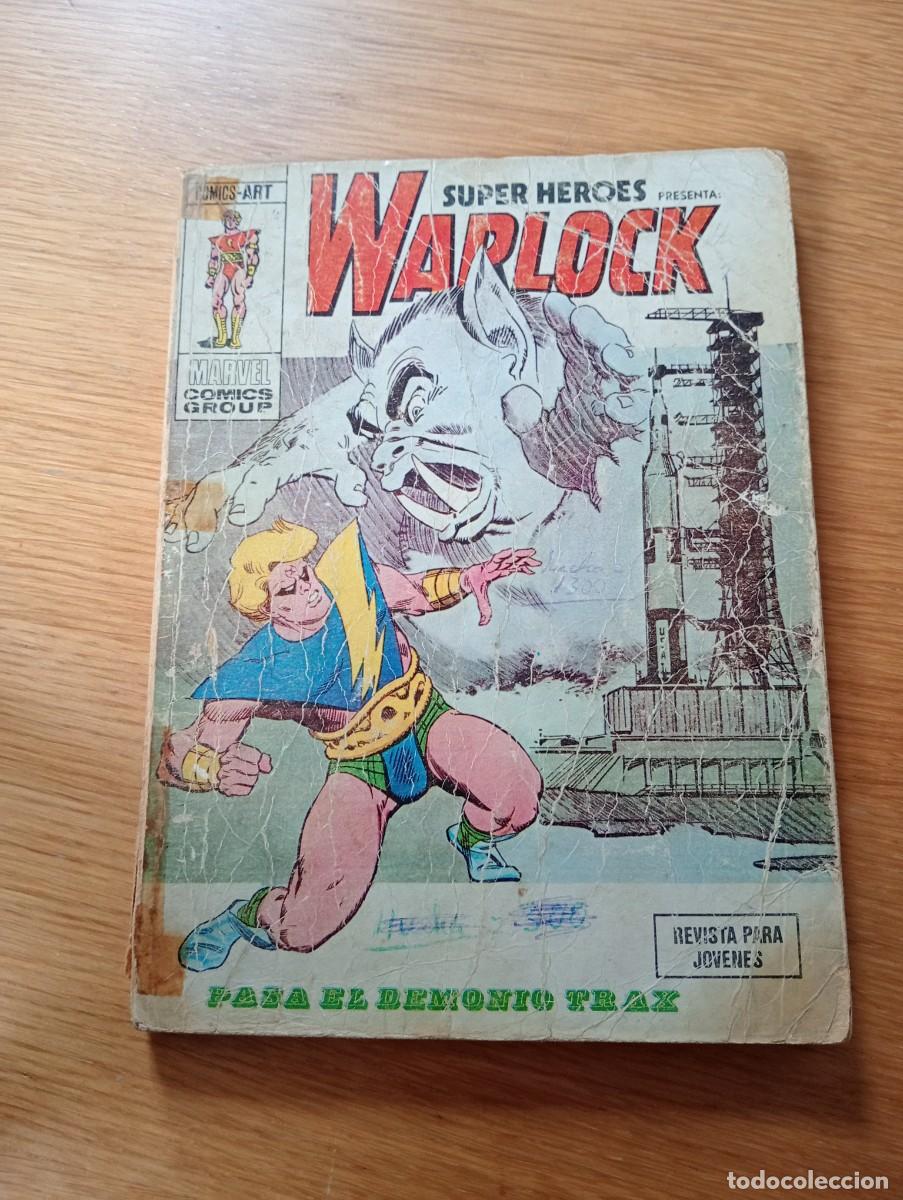 Comics: S&Uacute;PER H&Eacute;ROES N.&ordm; 5 (DE 10). WARLOCK: PASA EL DEMONIO TRAX. TACO. V&Eacute;RTICE. 1974.