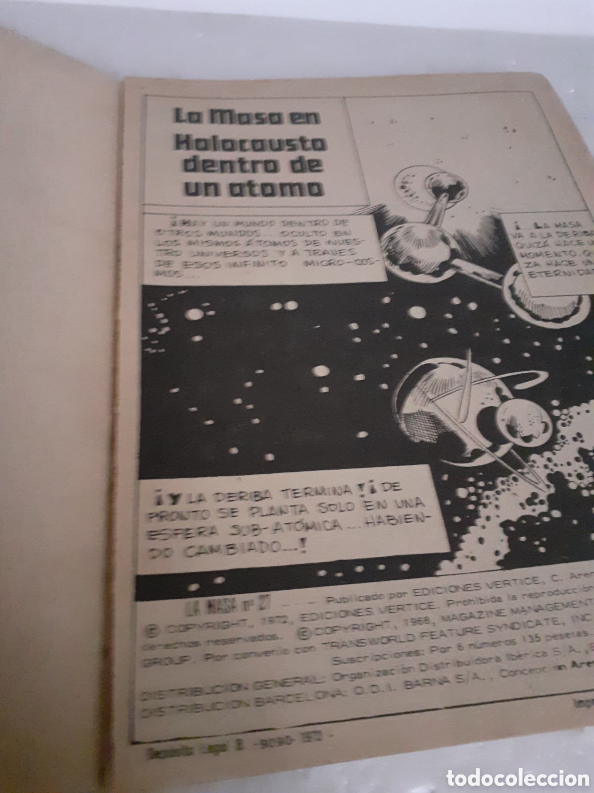 C&oacute;mics: EDICIONES VERTICE LA MASA N 27 HOLOCAUSTRO DENTRO DE UN ATOMO - Foto 5