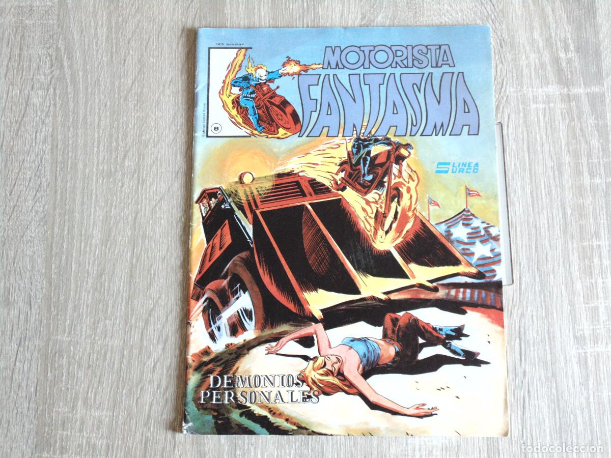 Comics : Motorista Fantasma. Linea 83. n&ordm; 8. 1983. Marvel / Surco / Vertice.
