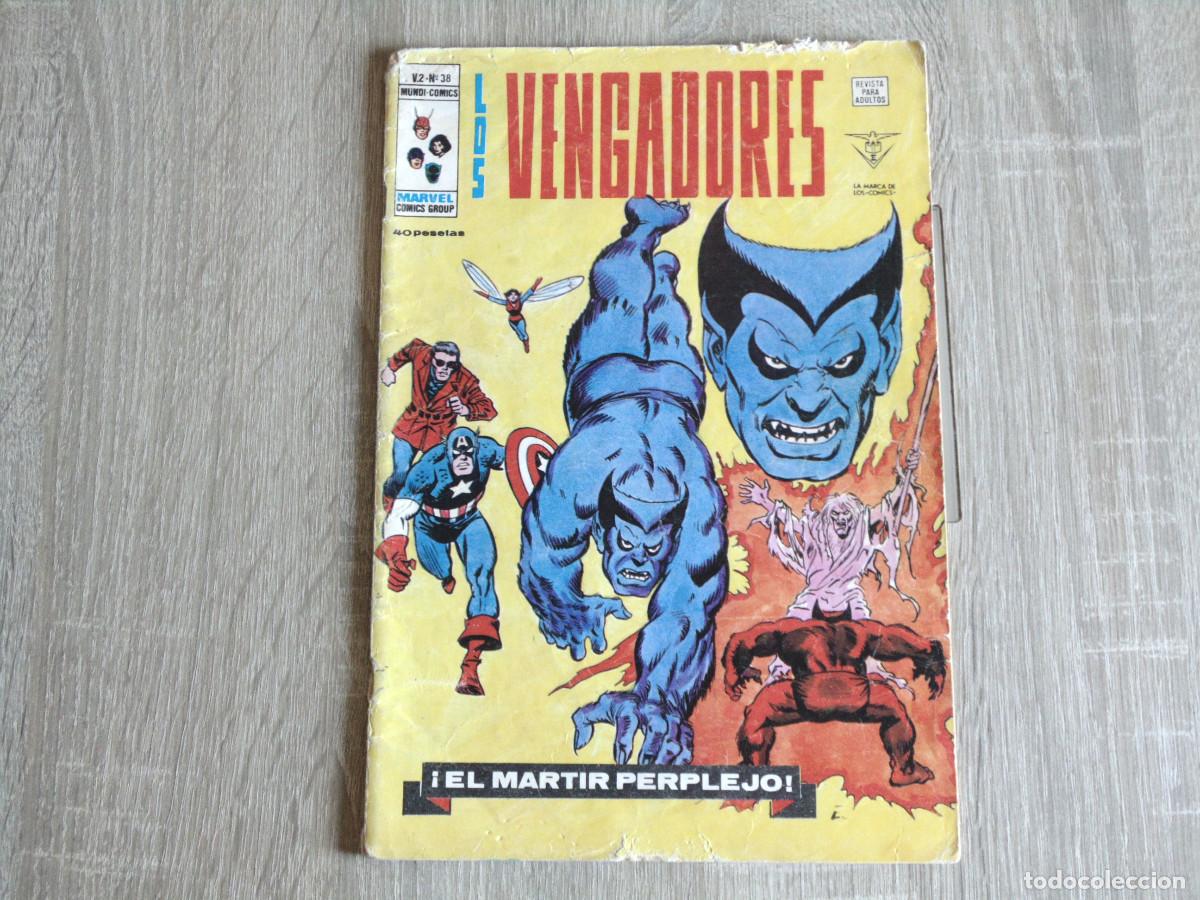 Comics: Los Vengadores Vol-2 n&ordm; 38. 1979. Marvel / Vertice.