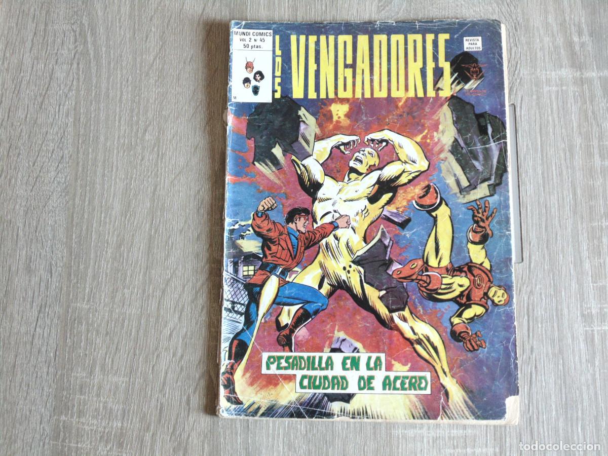 Comics: Los Vengadores Vol-2 n&ordm; 45. 1980. Marvel / Vertice.