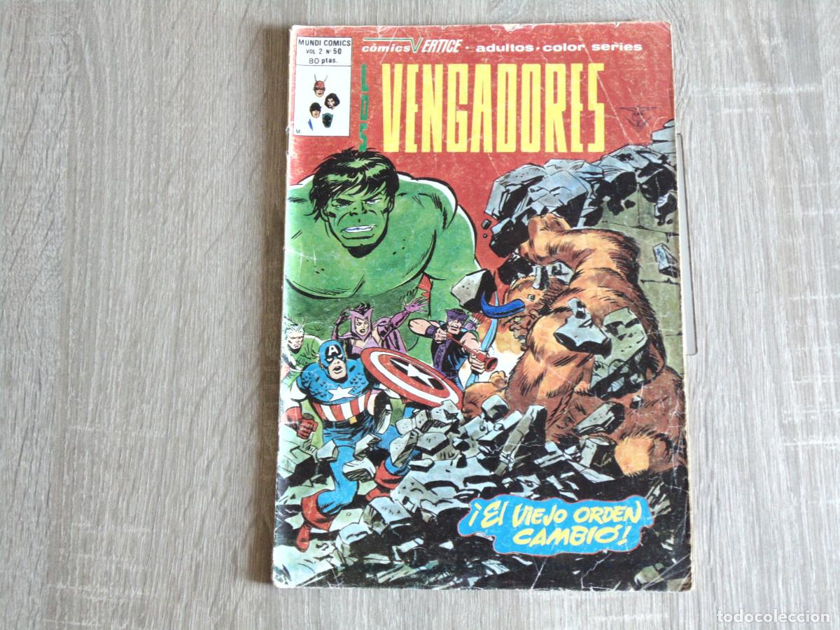 Comics: Los Vengadores Vol-2 n&ordm; 50. 1980. Marvel / Vertice.