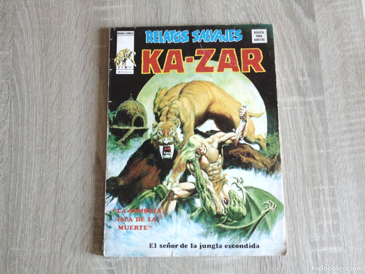 Comics: Relatos Salvajes. Ka-Zar Vol-1 n&ordm; 12. 1975. Marvel / Vertice.