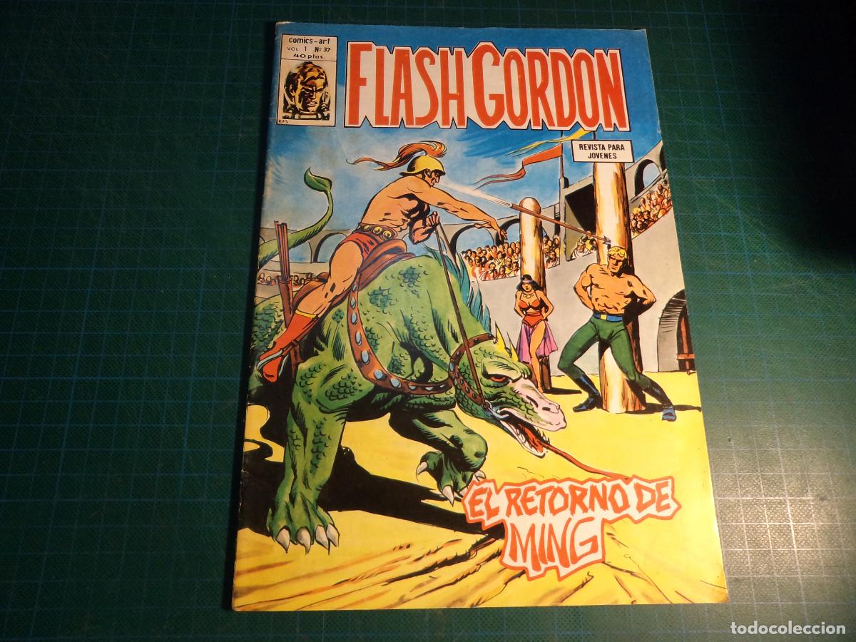 C&oacute;mics: Flash Gordon. Vol 1 n&ordm; 37. Vertice. - Foto 1