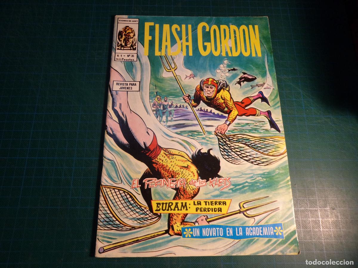 C&oacute;mics: Flash Gordon. Vol 1 n&ordm; 35. Vertice. - Foto 1