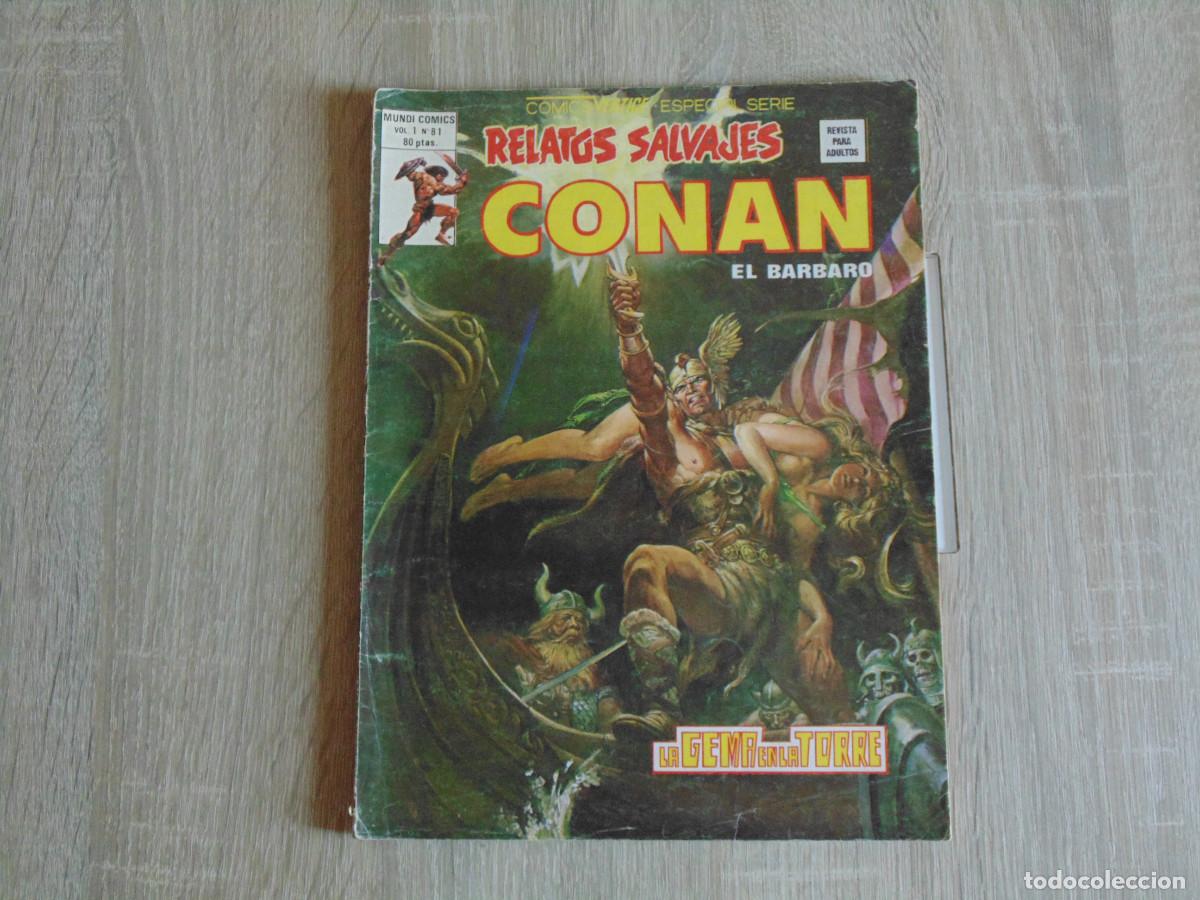 Comics: Relatos Salvajes. Conan Vol-1 n&ordm; 81. 1980. Marvel / Vertice.