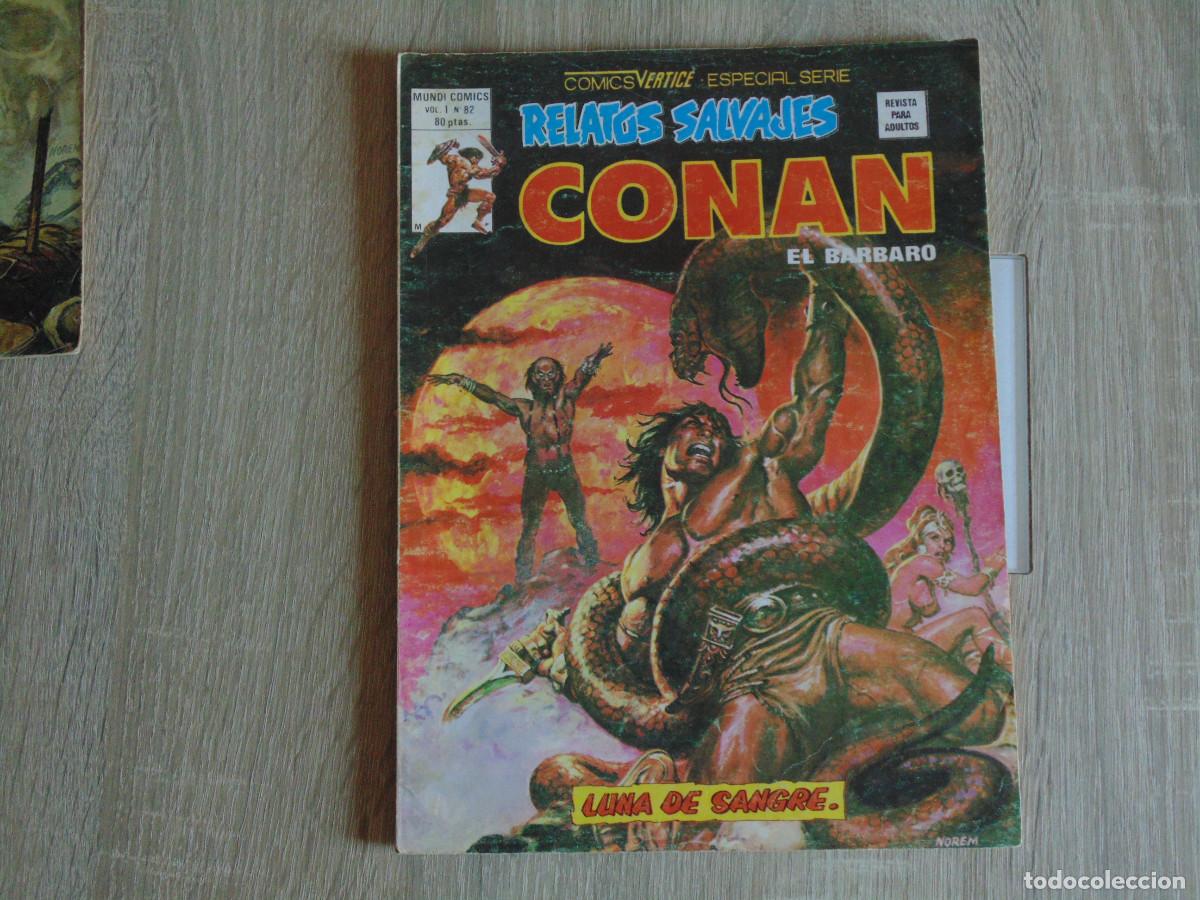Comics: Relatos Salvajes. Conan Vol-1 n&ordm; 82. 1980. Marvel / Vertice.