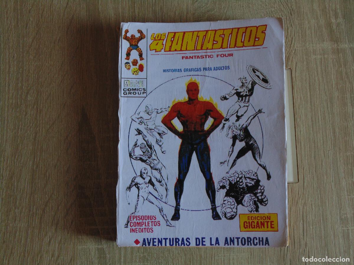 Comics: Los 4 Fantasticos Vol-1. Edici&oacute;n Gigante. &rdquo; Aventuras de la Antorcha&rdquo;. 1971. Marvel / Vertice.