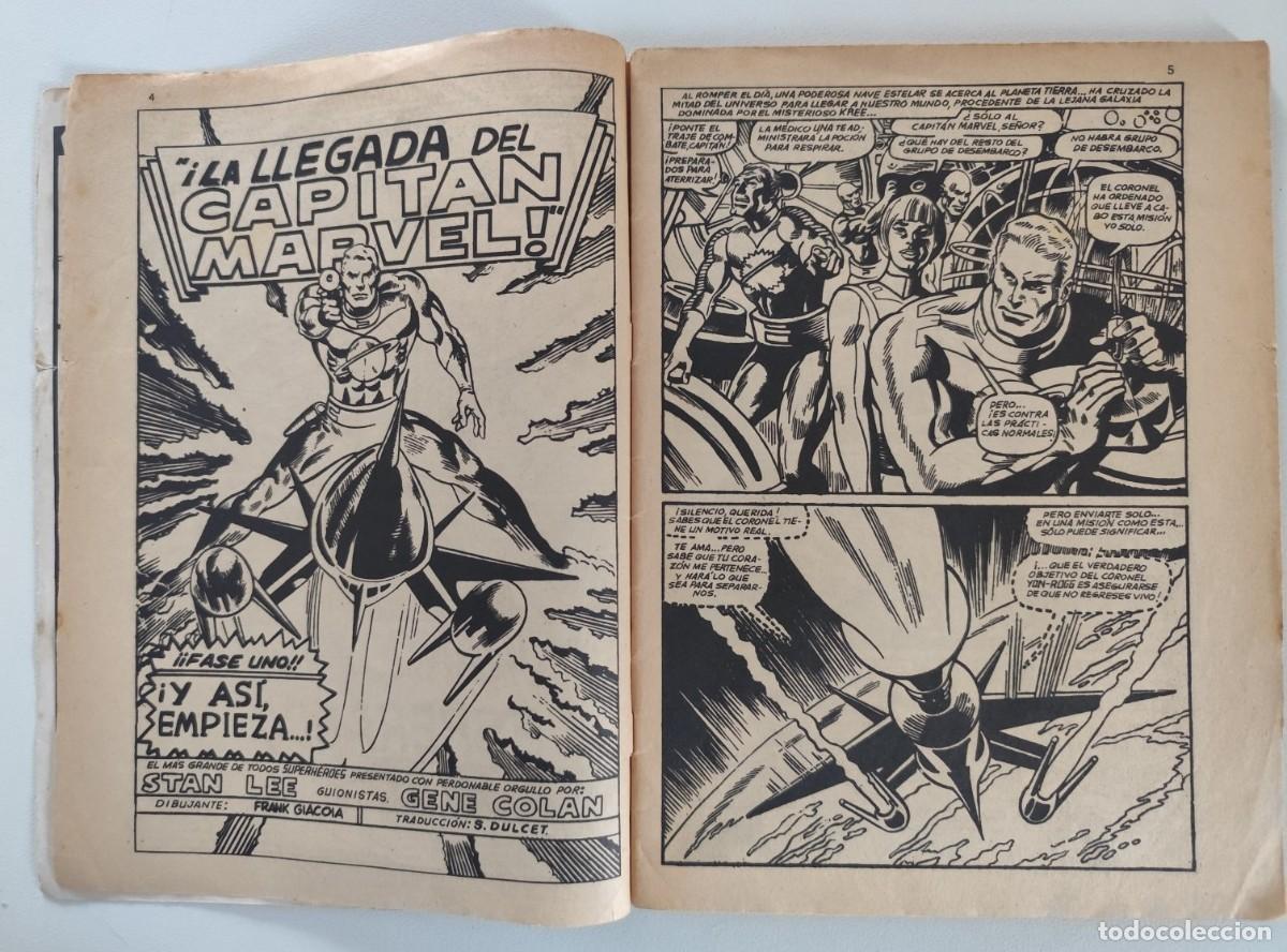 C&oacute;mics: H&Eacute;ROES MARVEL Vol.2 N&ordm; 1 - CAPITAN MARVEL Y DAN DEFENSOR ~ MARVEL/V&Eacute;RTICE (1975) - Foto 3