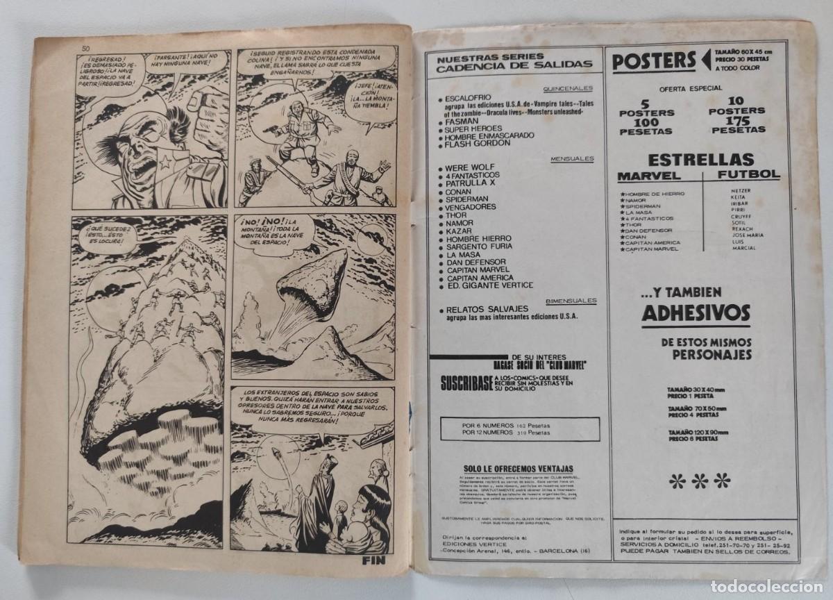 C&oacute;mics: H&Eacute;ROES MARVEL Vol.2 N&ordm; 1 - CAPITAN MARVEL Y DAN DEFENSOR ~ MARVEL/V&Eacute;RTICE (1975) - Foto 7