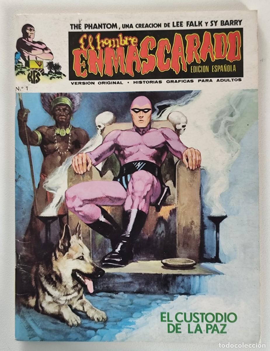 C&oacute;mics: EL HOMBRE ENMASCARADO Vol.1 N&ordm; 1 (Lee Falk, Sy Barry) ~ V&Eacute;RTICE (1973) **EXCELENTE ESTADO**