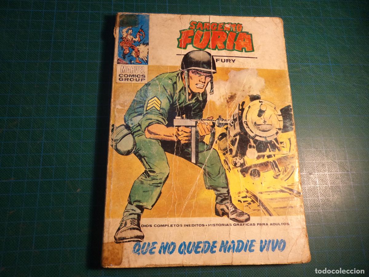 Comics : Sargento Furia. N&ordm; 14. Vertice. Completo pero castigado.
