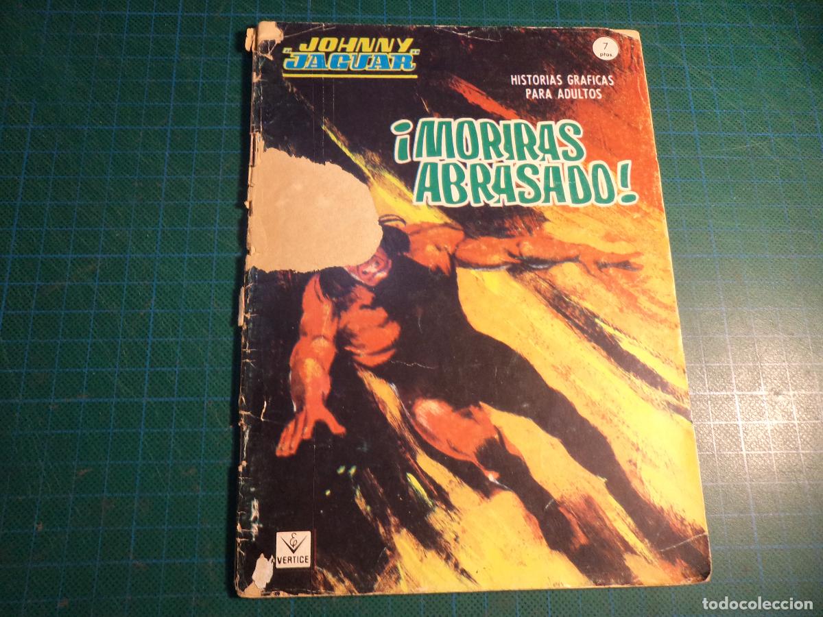 Comics: Johnny Jaguar. N&ordm; 3. Vertice. Portada deteriorada.
