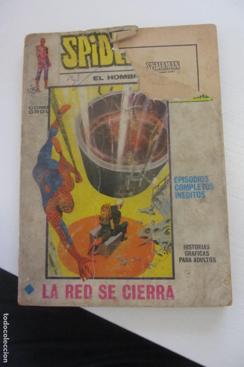 Comics : SPIDERMAN VOL.1 N&ordm; 25 LA RED SE CIERRA TACO VERTICE arx344