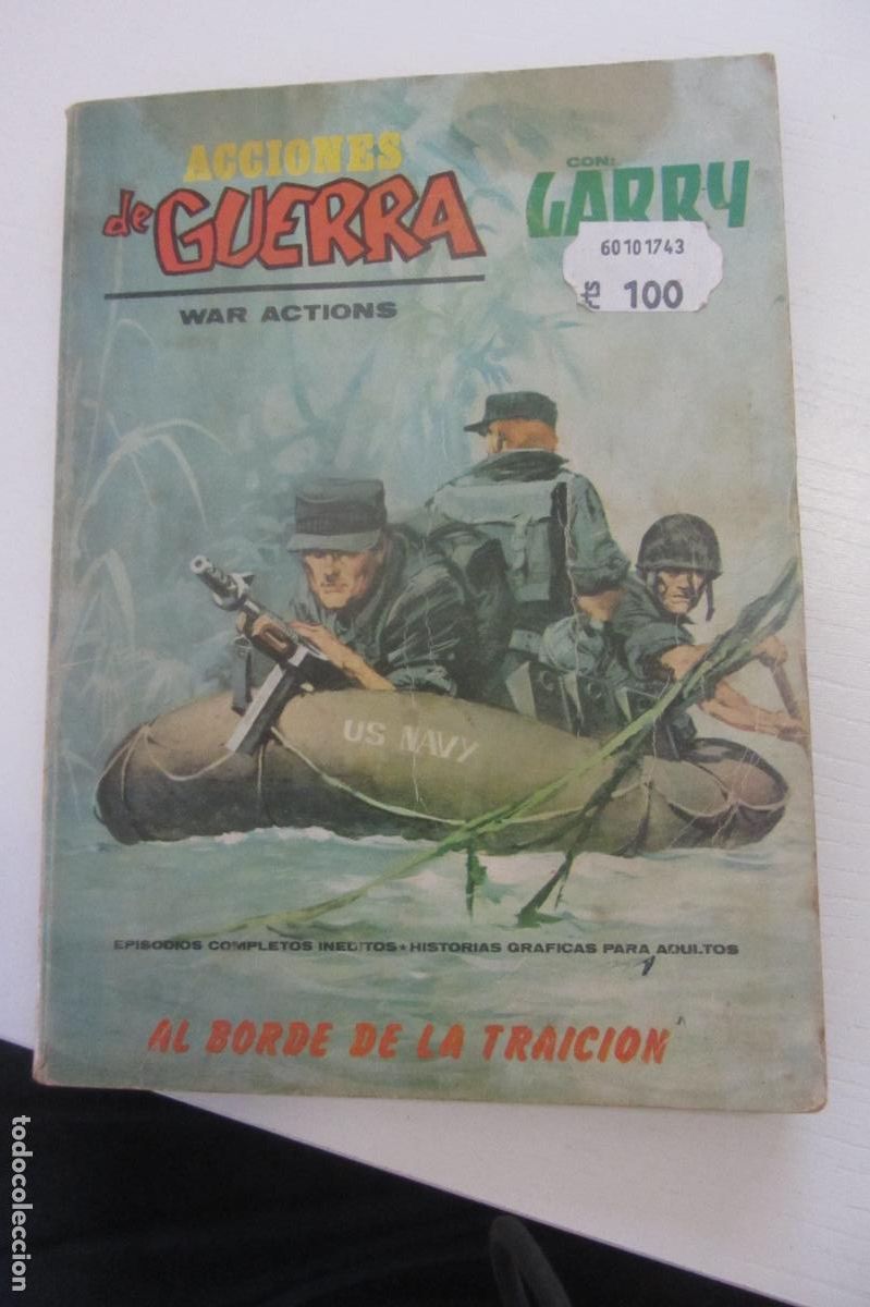 C&oacute;mics: ACCIONES DE GUERRA VOL. 1 N&ordm; 15: AL BORDE DE LA TRAICION EDICIONES VERTICE V.1 TACO arx344
