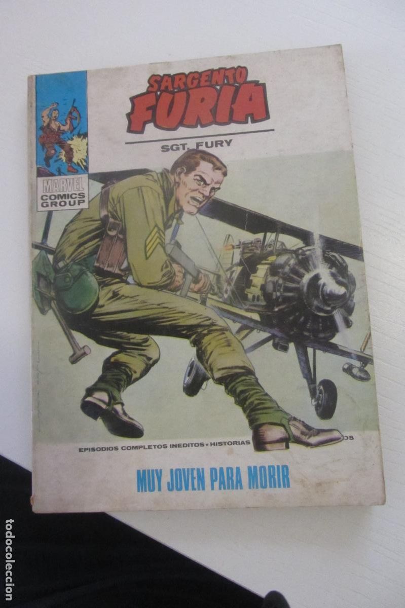 C&oacute;mics: SARGENTO FURIA. N&ordm; 8. MUY JOVEN PARA MORIR 1972 VERTICE V.1 TACO arx344