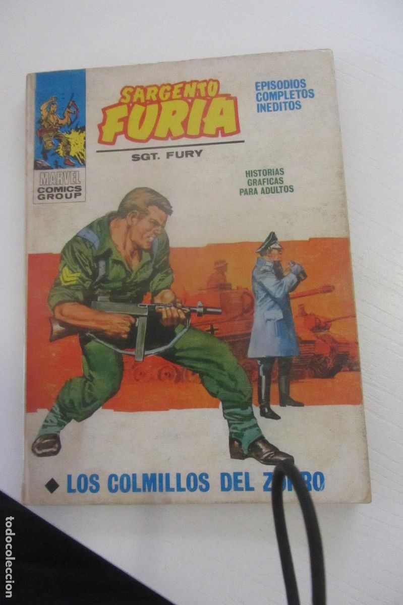 C&oacute;mics: SARGENTO FURIA. N&ordm; 3 LOS COLMILLOS DEL ZORRO 1972 VERTICE V.1 TACO arx344