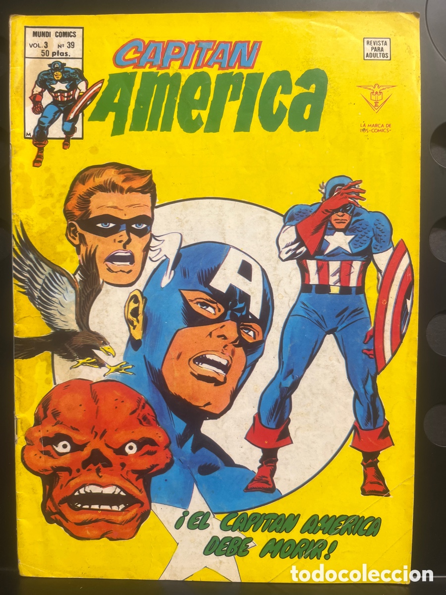 Comics: CAPIT&Aacute;N AMERICA VOL.3 N.39 EL CAPIT&Aacute;N AM&Eacute;RICA DEBE MORIR ( 1975/1980 )
