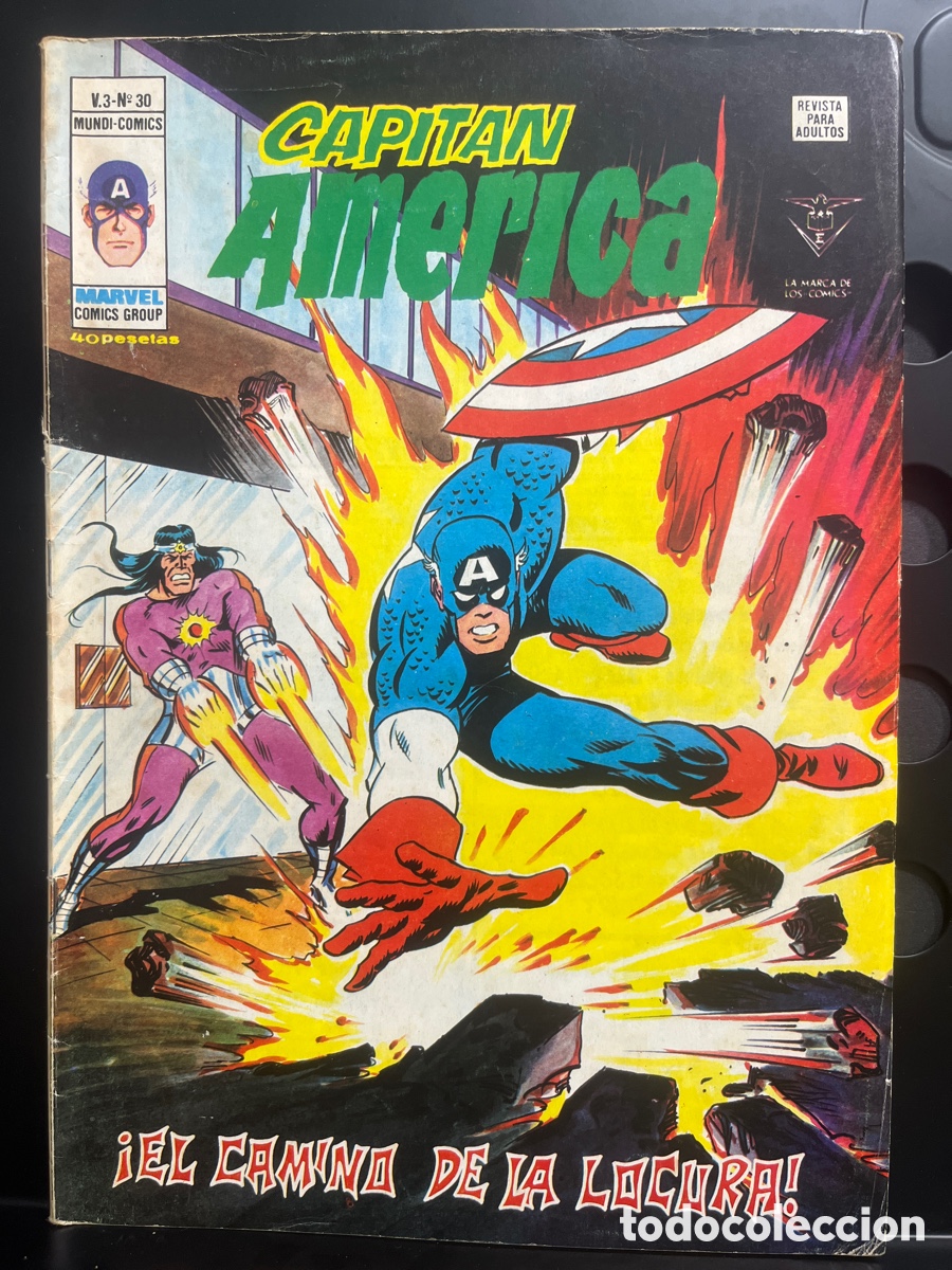 C&oacute;mics: CAPIT&Aacute;N AMERICA VOL.3 N.30 EL CAMINO DE LA LOCURA ( 1975/1980 )