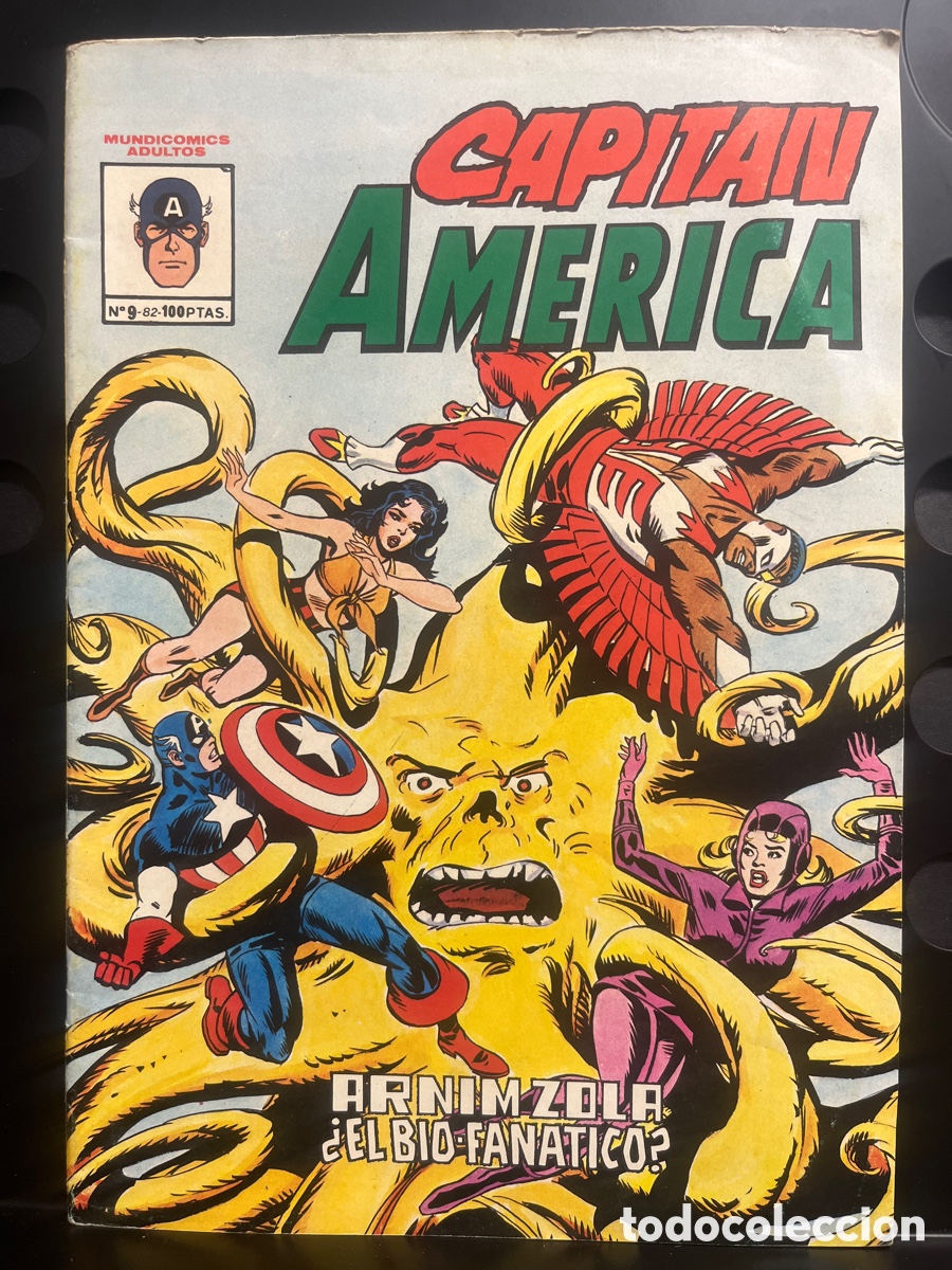 Comics: CAPIT&Aacute;N AMERICA VOL.4 N.9 ARMIN ZOLA : EL BIO FAN&Aacute;TICO ( 1981/1982 )