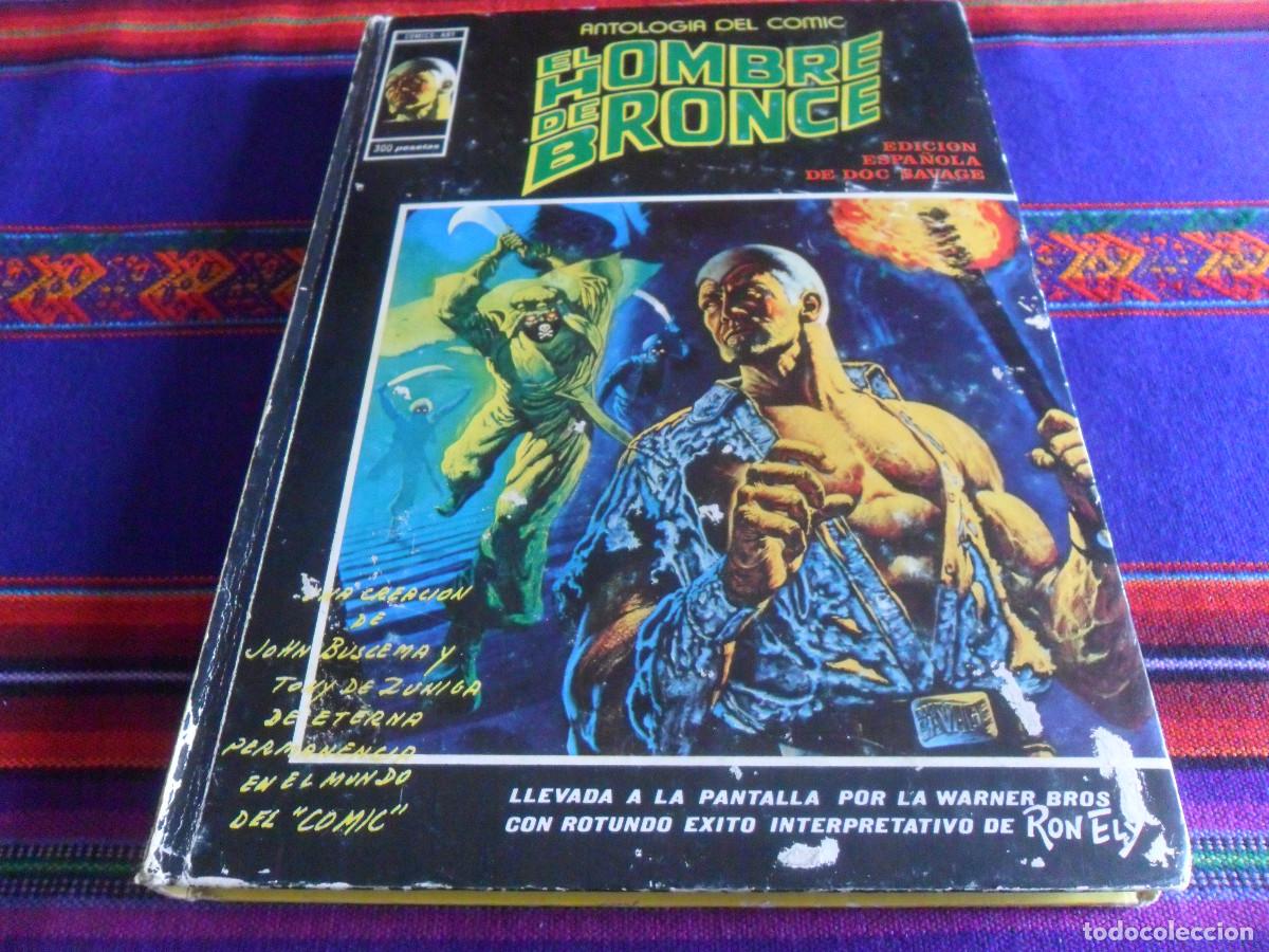 Comics: V&Eacute;RTICE COMICS ART ANTOLOG&Iacute;A DEL COMIC N&ordm;S 6 Y 10 EL HOMBRE DE BRONCE. 300 PTS. 1977.