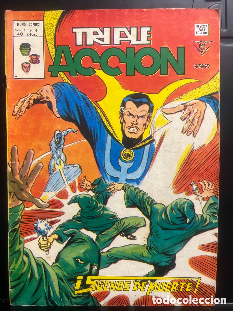 C&oacute;mics: TRIPLE ACCI&Oacute;N VOL.1 N.4 SUE&Ntilde;OS DE MUERTE MUNDI-C&Oacute;MICS ( 1979/1981 )