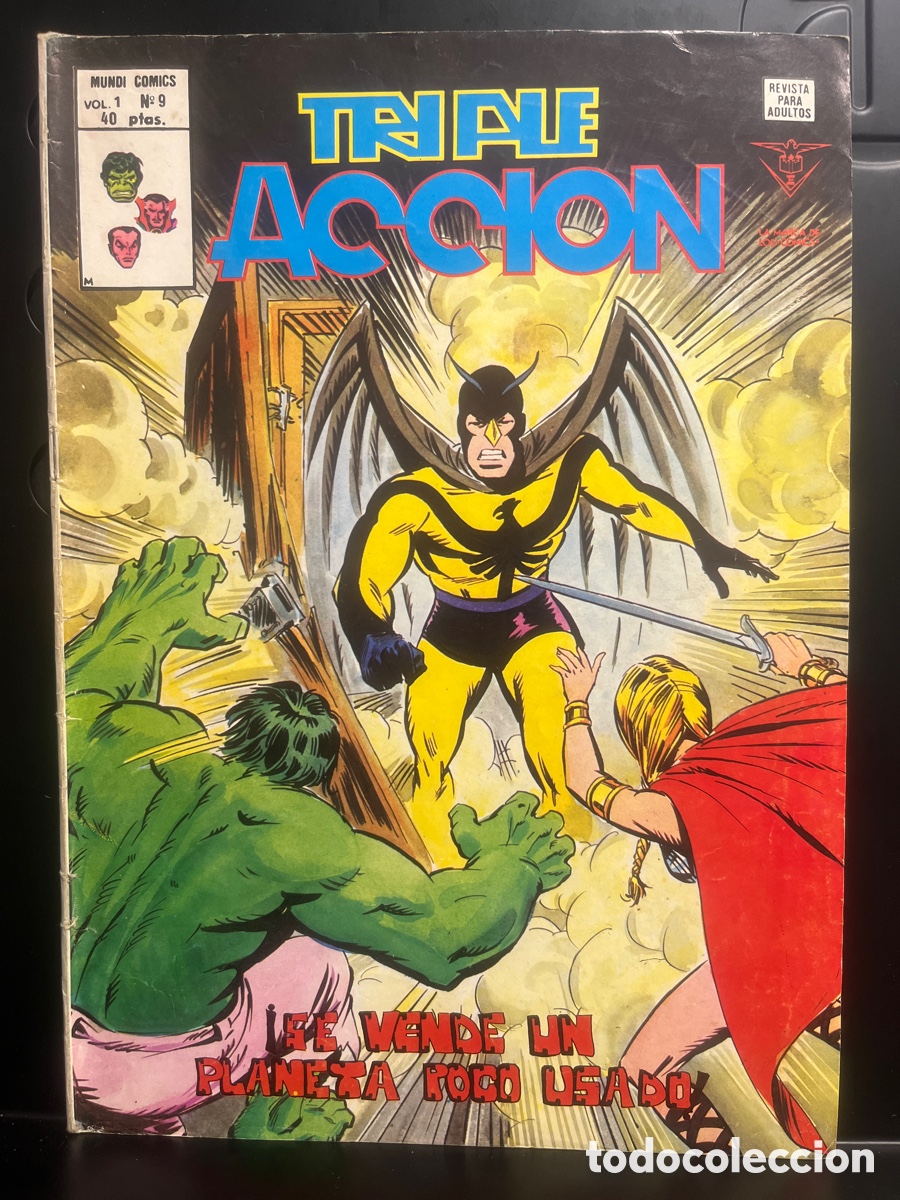 C&oacute;mics: TRIPLE ACCI&Oacute;N VOL.1 N.9 SE VENDE UN PLANETA POCO USADO MUNDI-C&Oacute;MICS ( 1979/1981 )