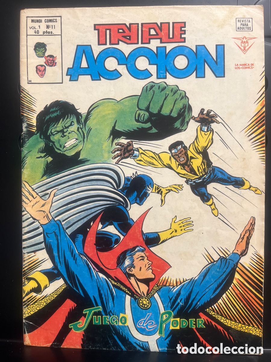 C&oacute;mics: TRIPLE ACCI&Oacute;N VOL.1 N.11 JUEGO DE PODER MUNDI-C&Oacute;MICS ( 1979/1981 )