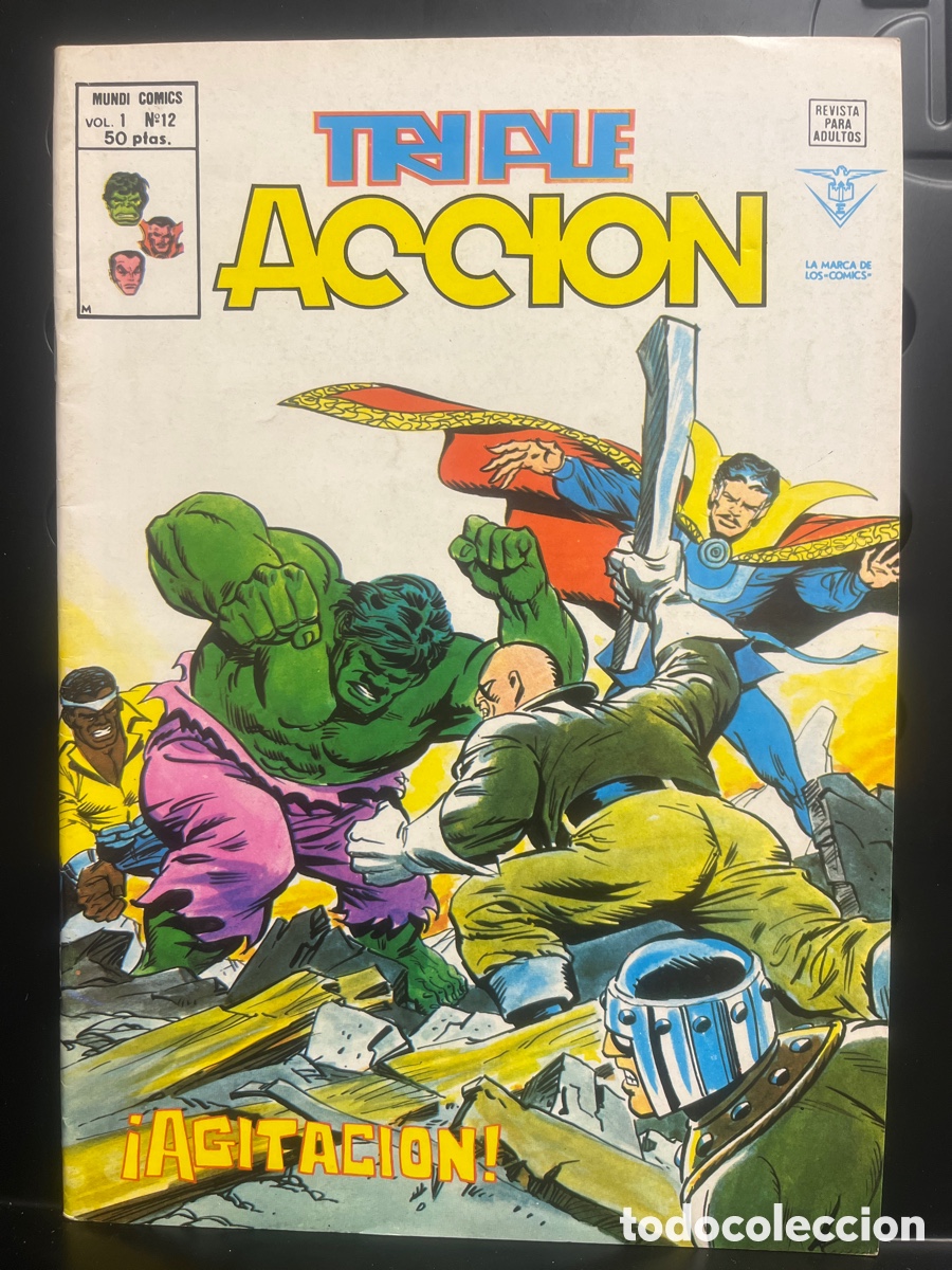 C&oacute;mics: TRIPLE ACCI&Oacute;N VOL.1 N.12 AGITACI&Oacute;N MUNDI-C&Oacute;MICS ( 1979/1981 )