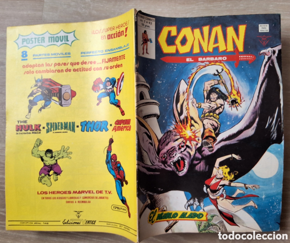 Fumetti: Conan el barbaro comic volumen 2 n&uacute;mero 43 edita vertice
