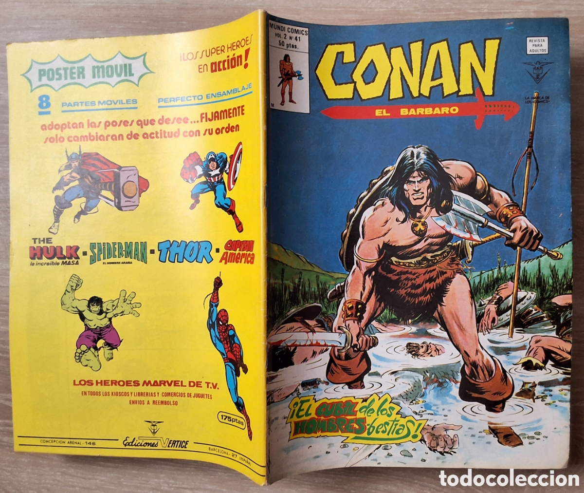 C&oacute;mics: Conan el barbaro comic volumen 2 n&uacute;mero 41 edita vertice
