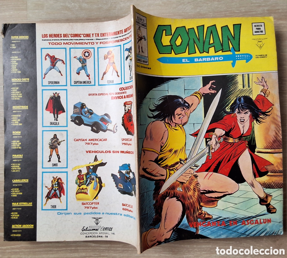 Comics: Conan el barbaro comic volumen 2 n&uacute;mero 21 edita vertice