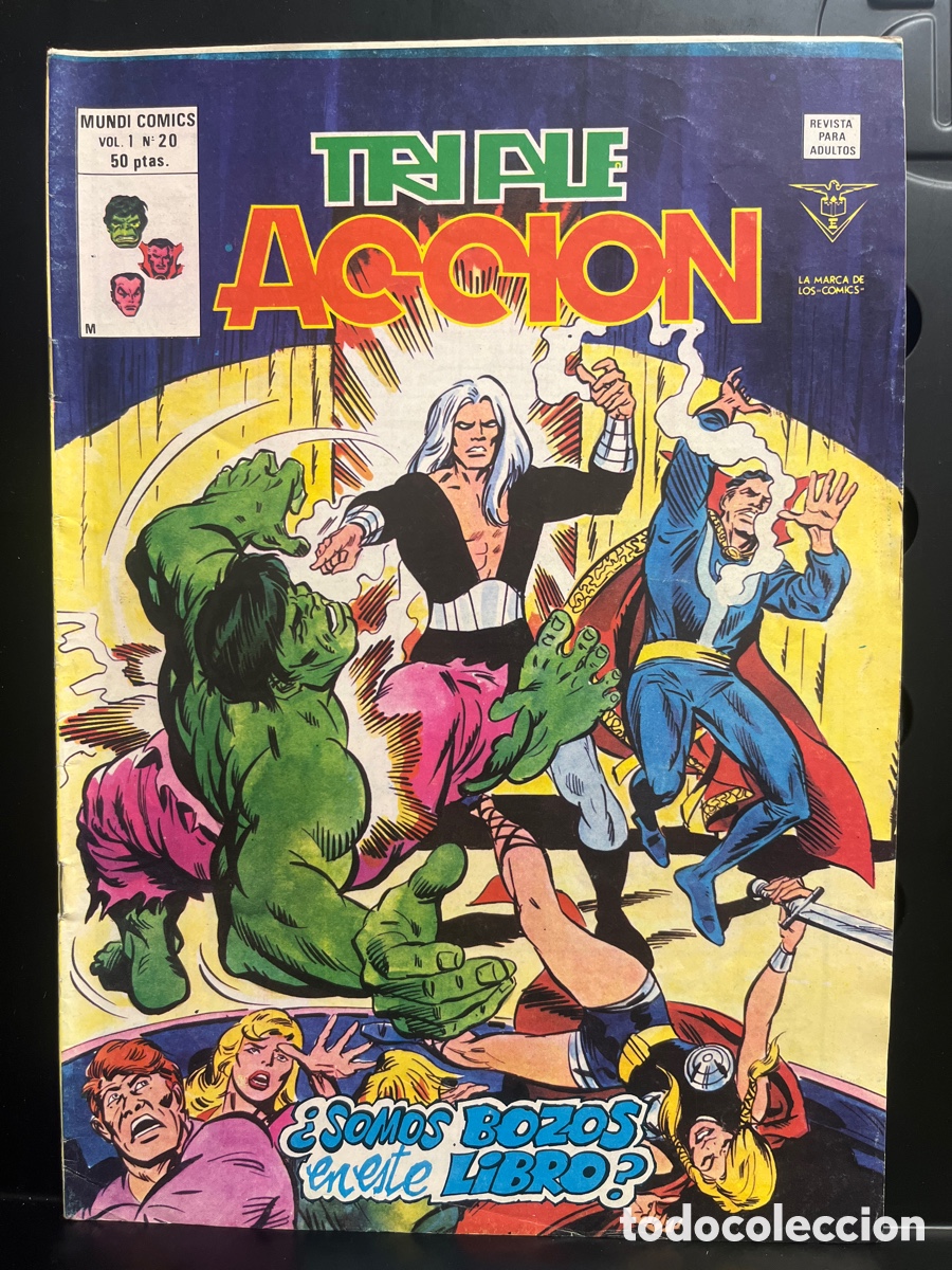 C&oacute;mics: TRIPLE ACCI&Oacute;N VOL.1 N.20 SOLOS BOZOS EN ESTE LIBRO MUNDI-C&Oacute;MICS ( 1979/1981 )