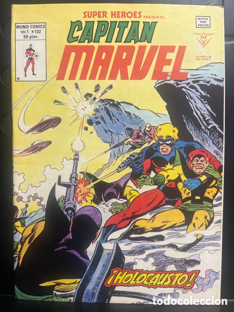 Comics : SUPER HEROES PRESENTAN VOL.1 N.132 CAPIT&Aacute;N MARVEL : HOLOCAUSTO MUNDI-C&Oacute;MICS ( 1976/1980 )