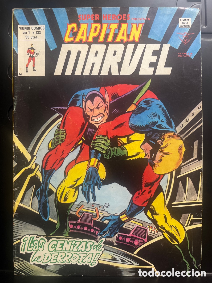Comics : SUPER HEROES PRESENTAN VOL.1 N.132 CAPIT&Aacute;N MARVEL : LAS CENIZAS DE LA DERROTA MUNDI-C&Oacute;MICS (1976/80)