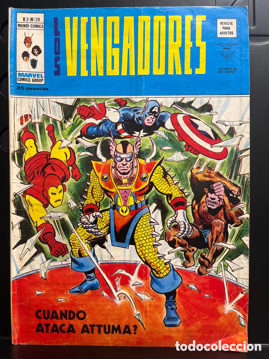 Comics: LOS VENGADORES VOL.2 N.28 CUANDO ATACA ATTUMA MUNDI-COMICS ( 1974/1980 )