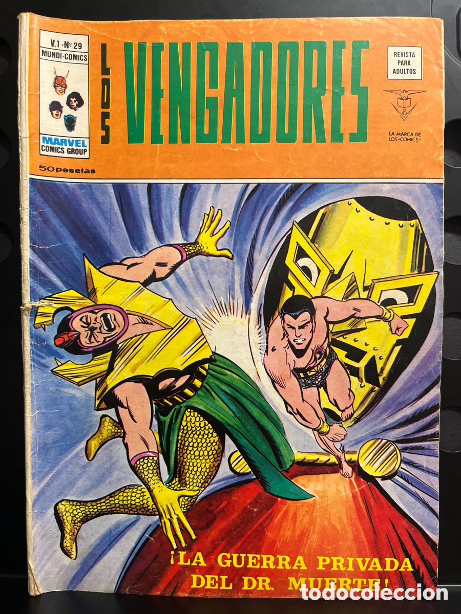 C&oacute;mics: LOS VENGADORES VOL.2 N.29 LA GUERRA PRIVADA DEL DR MUERTE MUNDI-COMICS ( 1974/1980 )