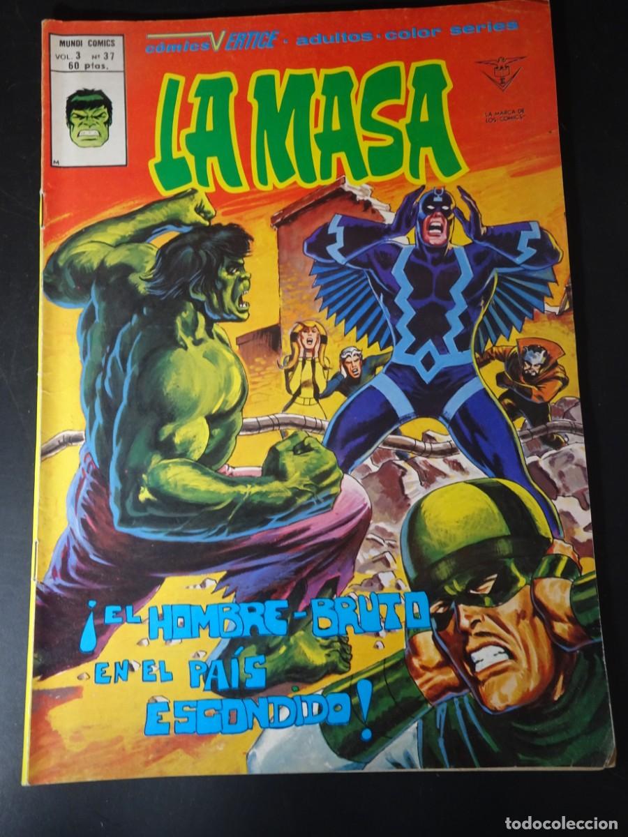Comics: COMIC LA MASA VOL 3 N&ordm; 37 &iexcl;EL HOMBRE BRUTO EN EL PAIS ESCONDIDO! , V&Eacute;RTICE, VER FOTOS